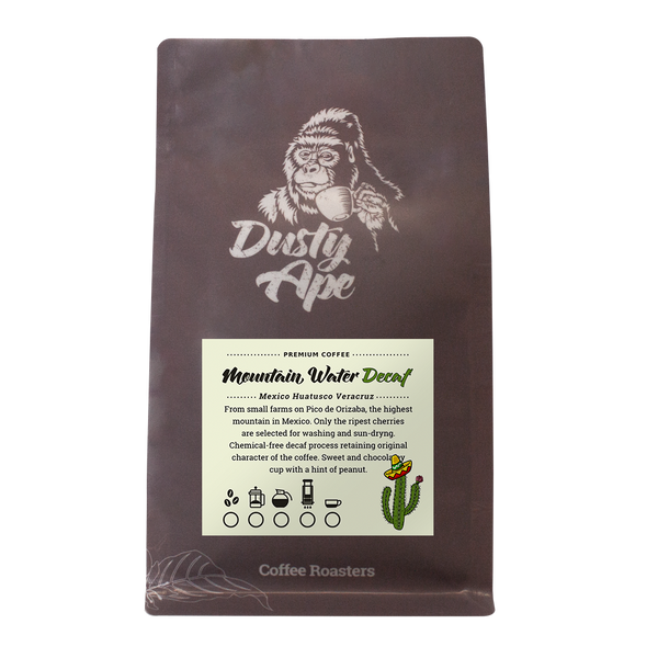 Dusty Ape - Mountain Water Decaf Coffee Bag